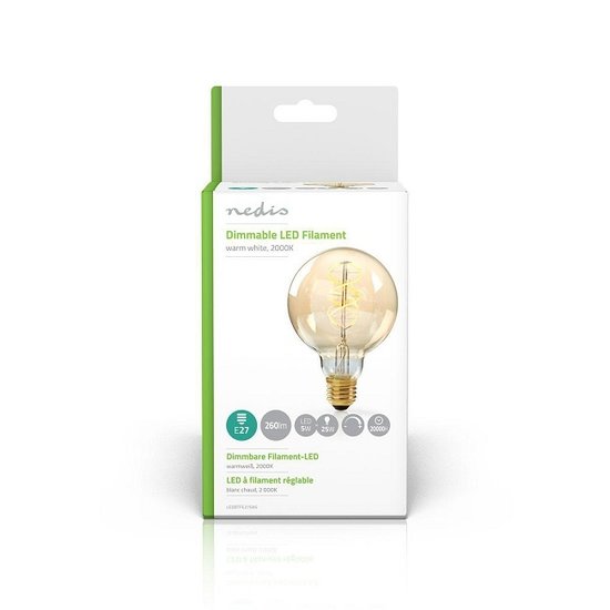 Nedis Dimbare retro Led-lamp Ø 95mm 5 W 2000K