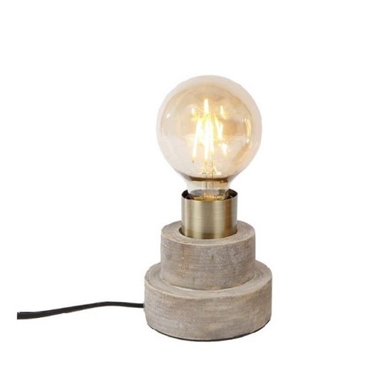 Van Manen Houten tafellampje rond