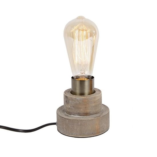 Van Manen Houten tafellampje rond