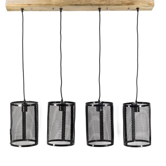 Plafonniere met 4 gaaslampen