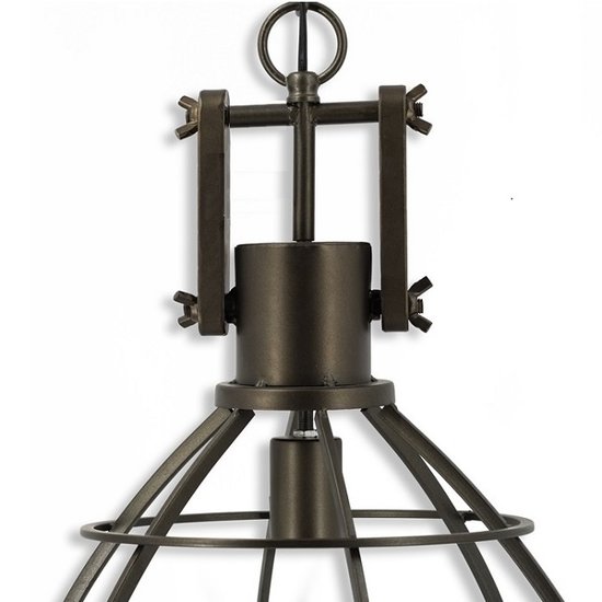 Industriële zwarte hanglamp