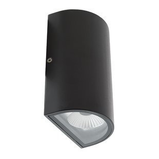 LED Wandlamp zwart voor Buiten