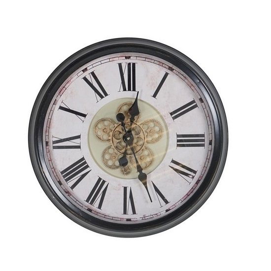 Kolony Landelijke wandklok met een open uurwerk