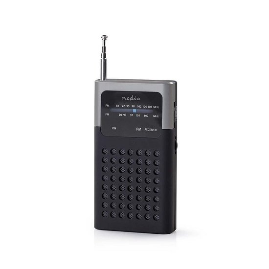 Nedis FM-radio 1,5 W Zakformaat