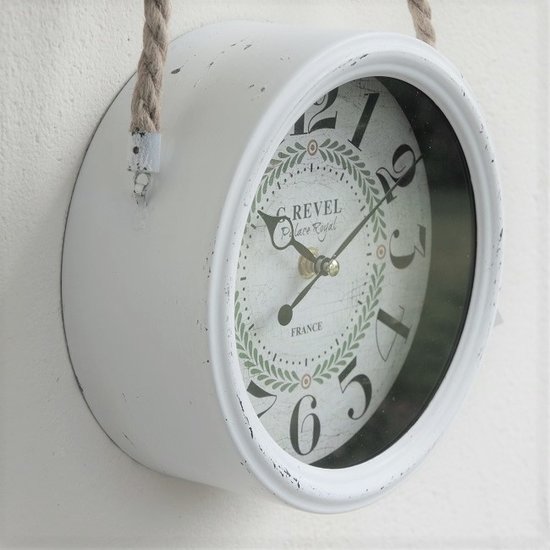 Kolony Wandklok wit aan een touw
