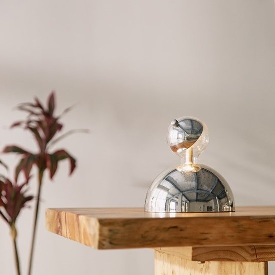 home sweet home Move Me LED lichtbron sphere Ø 8 cm 3W E27 2700K zwart / goud