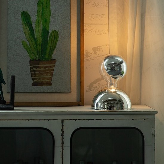 home sweet home Move Me LED lichtbron sphere Ø 8 cm 3W E27 2700K zwart / goud