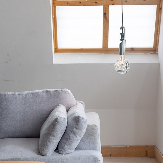 home sweet home Move Me LED lichtbron umbrella Ø 8 cm 3W E27 2700K zwart / goud