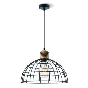 Industriële hanglamp zwart Ø 40 cm