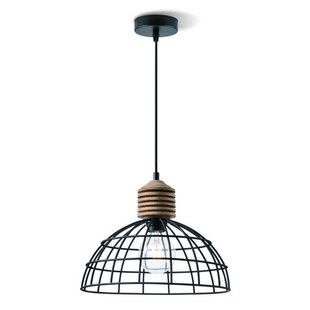 Industriële hanglamp zwart Ø 30