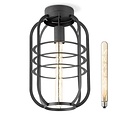 home sweet home Draadlamp | kooilamp serie Nero 40 Plafondlamp