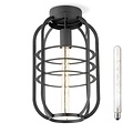 home sweet home Draadlamp | kooilamp serie Nero 40 Plafondlamp
