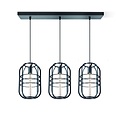 home sweet home Draadlamp | kooilamp serie Nero 3 lichts hanglamp