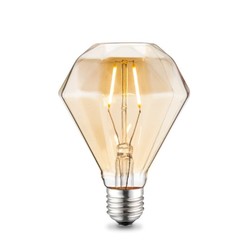 LED lamp Diamond E27 2W dimbaar