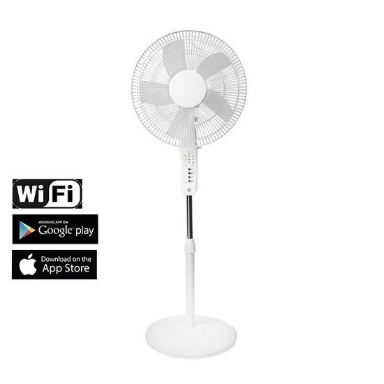 Nedis Slimme Wi-Fi-ventilator te bedienen met je smartphone