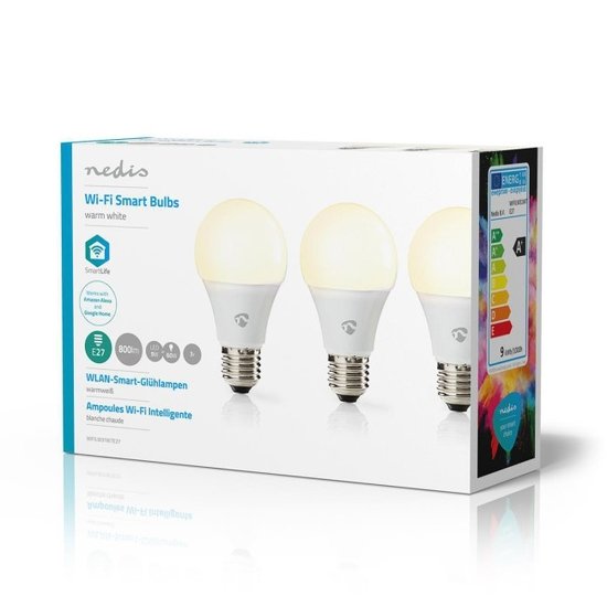 Nedis Wi-Fi Smart LED-Lamp | 3-Pack voordeel set