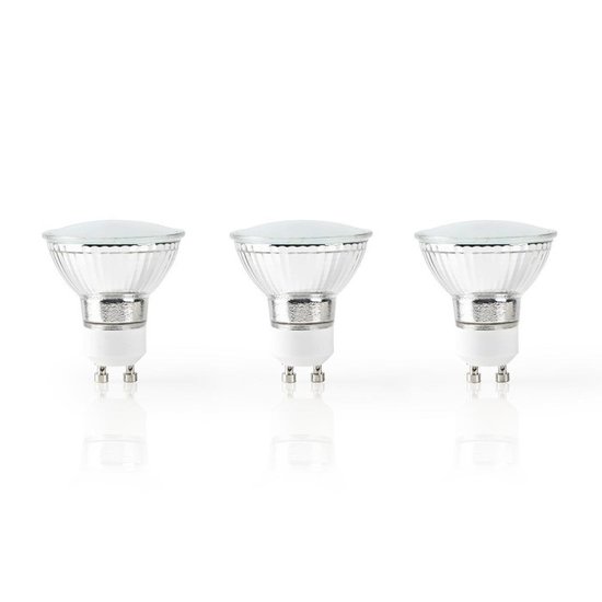 Nedis Wi-Fi Smart LED-Lamp | Warm tot Koel Wit | GU10 | 3-Pack