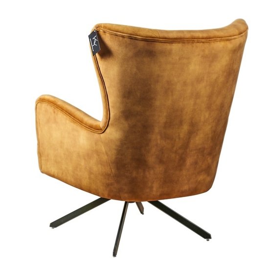 Kolony Draaifauteuil Kurt velvet stof in 4 kleuren