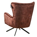 Kolony Draaifauteuil Kurt velvet stof in 4 kleuren