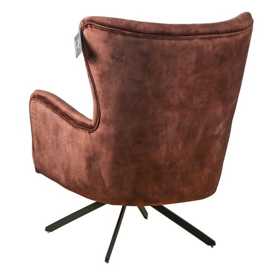 Kolony Draaifauteuil Kurt velvet stof in 4 kleuren