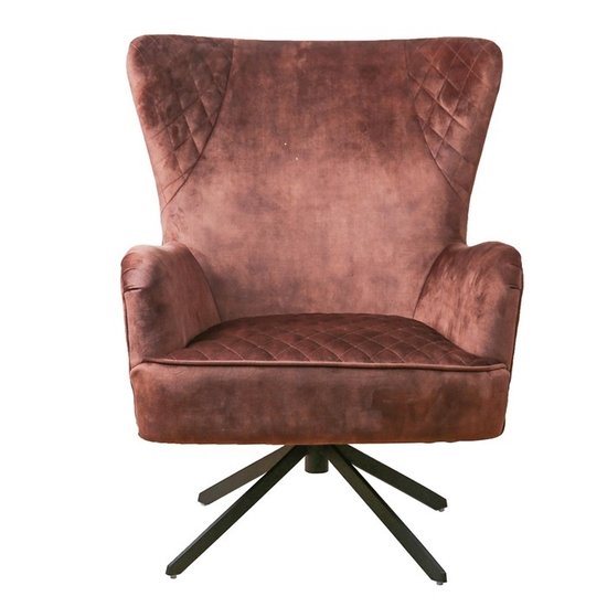 Kolony Draaifauteuil Kurt velvet stof in 4 kleuren