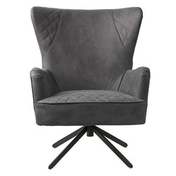 Draaifauteuil Kurt  microvezelstof