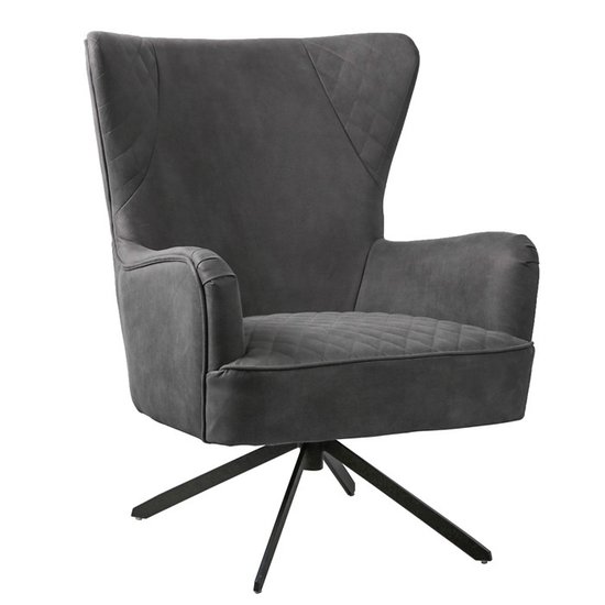 Kolony Draaifauteuil Kurt microvezel stof in 3 kleuren