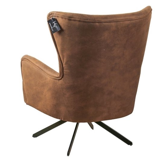 Kolony Draaifauteuil Kurt microvezel stof in 3 kleuren