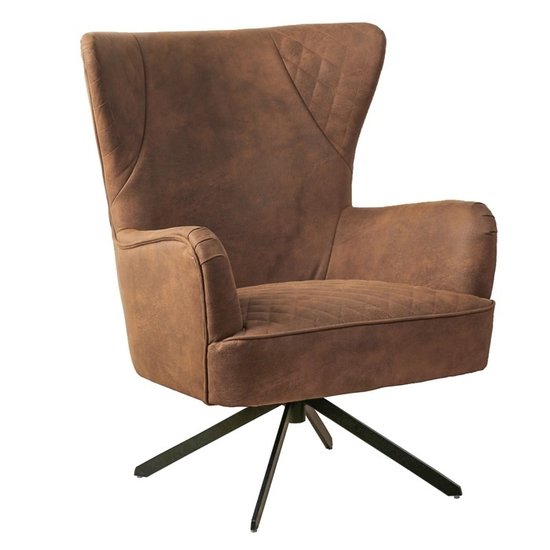 Kolony Draaifauteuil Kurt microvezel stof in 3 kleuren