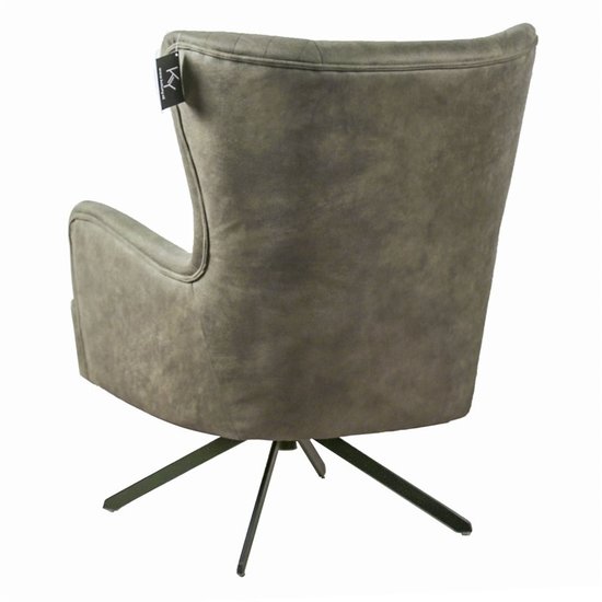 Kolony Draaifauteuil Kurt microvezel stof in 3 kleuren