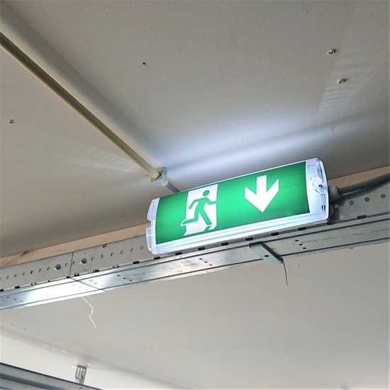 Universeel 3 Watt led noodverlichting opbouw