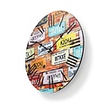 Nedis Wandklok met een travel-thema  Ø 30cm