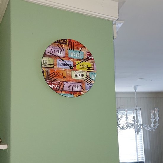 Nedis Wandklok met een travel-thema  Ø 30cm