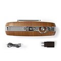 Nedis FM-radio | 60 W | Bluetooth® | Bruin / Zilver