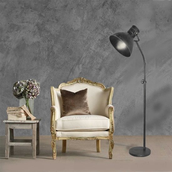 By Mooss Verstelbare Industriële vloerlamp 130-185cm