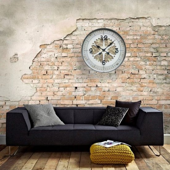 Van Manen Radarklok XL met draaiende tandwielen