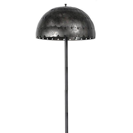 by Mooss Stoere antiek zwartkleurige vloerlamp