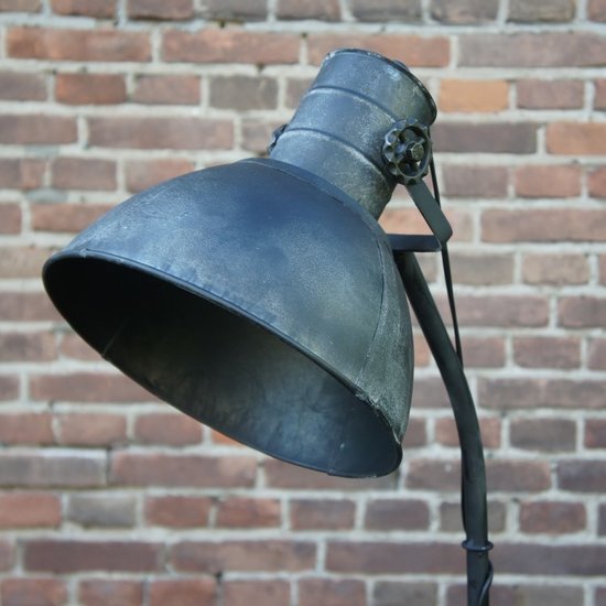 By Mooss Verstelbare Industriële vloerlamp 130-185cm