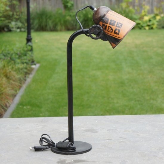 By Mooss Industriele tafellamp metaal