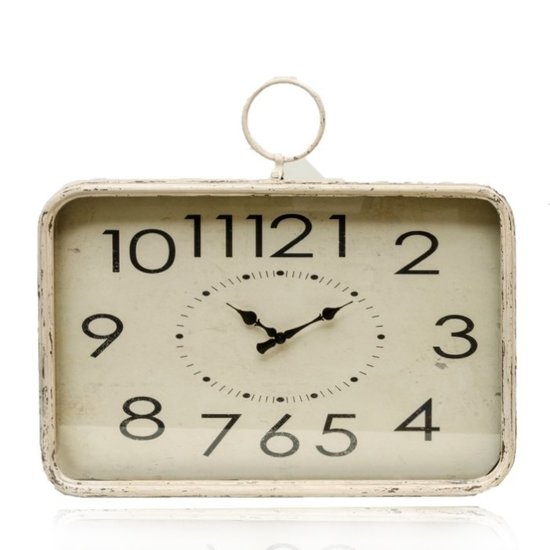 VM Collectie Rechthoekige vintage klok