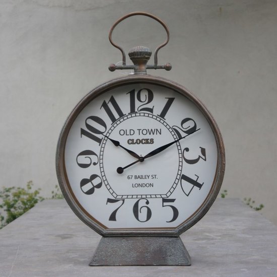 Van Manen Prachtige grote tafelklok Old Town