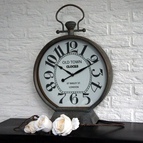 Van Manen Prachtige grote tafelklok Old Town