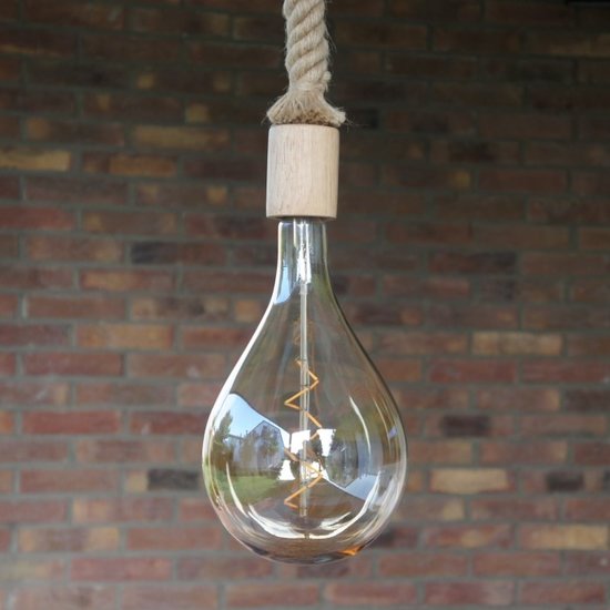 Bailey  Touwlamp met XXL led lamp 1 Watt dimbaar