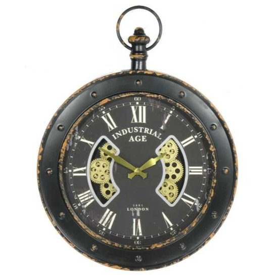 Goods Industrieel zakhorloge Ø60cm zwart