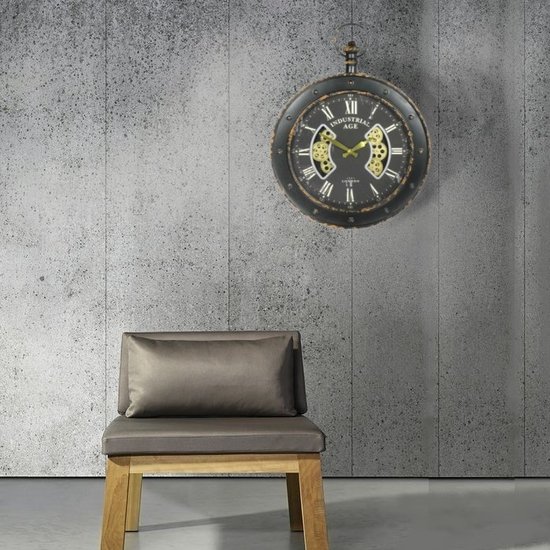 Goods Industrieel zakhorloge Ø60cm zwart