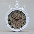 Kolony Industriële radarklok wit zakhorloge Ø33cm