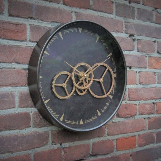 Van Manen Tandwiel klok | Radarklok Paul 36cm