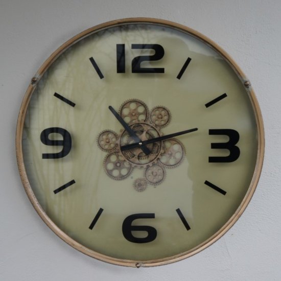 Kolony Radarklok-tandwielklok Ø 60cm messing kleur