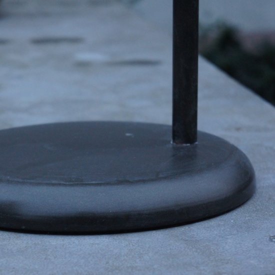 Coutryfield Vloerlamp ro Halvar brons E27 fitting