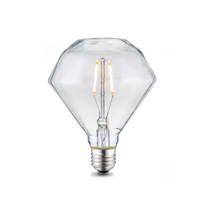 Boren Onweersbui Echt niet LED lamp Diamond E27 2W 160Lm 2500K - helder | Rimisa sfeer en decoratie